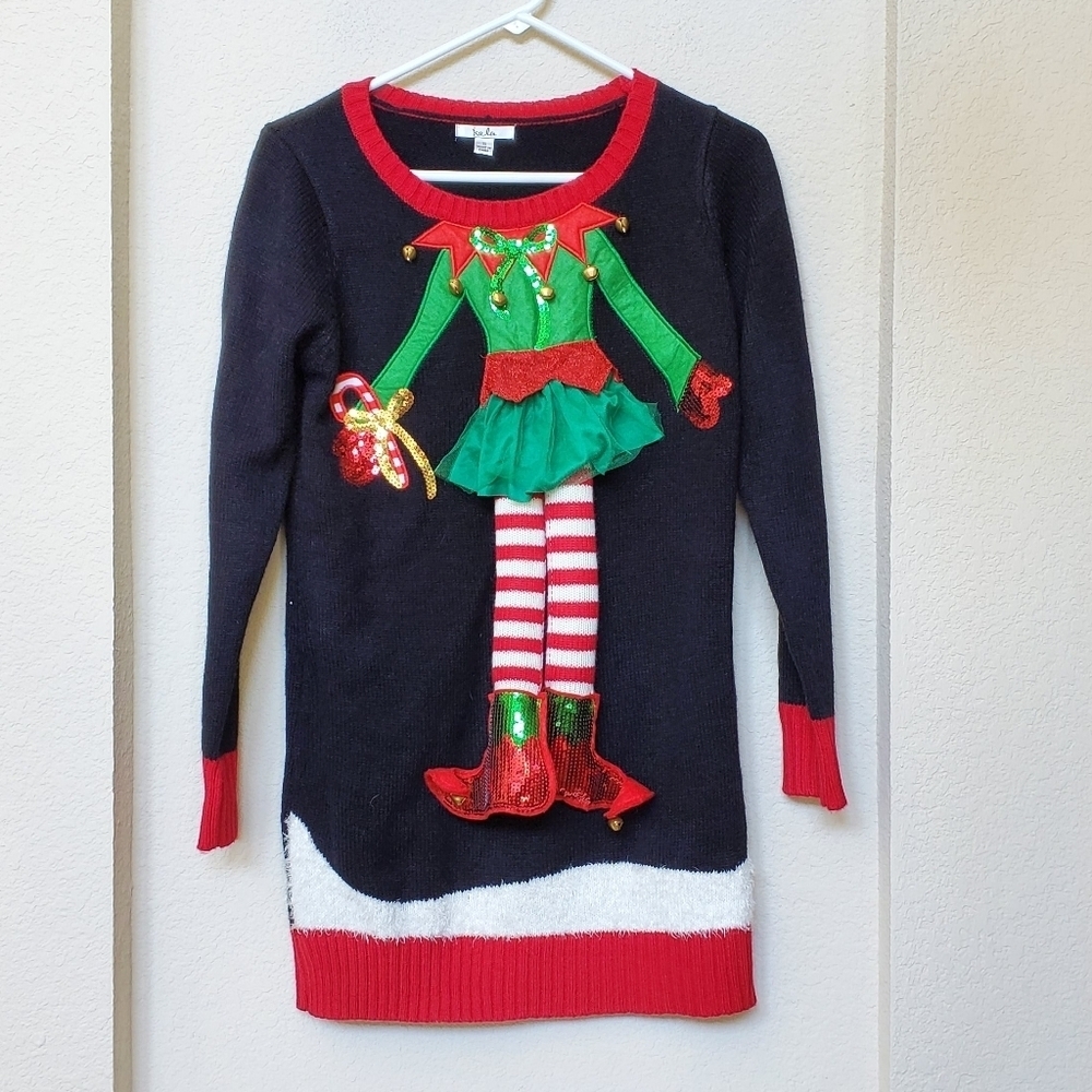 Kela Holiday Tunic Sweater. Size Small